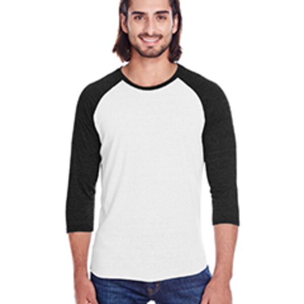 Unisex Triblend Three-Quarter Sleeve Raglan Thumbnail